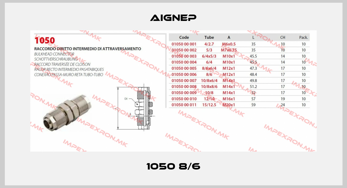 Aignep-1050 8/6price