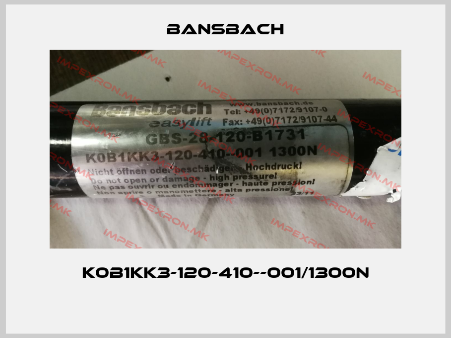 Bansbach-K0B1KK3-120-410--001/1300N price