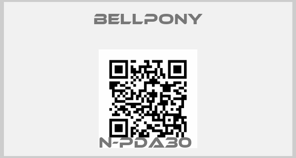 BELLPONY- N-PDA30 price