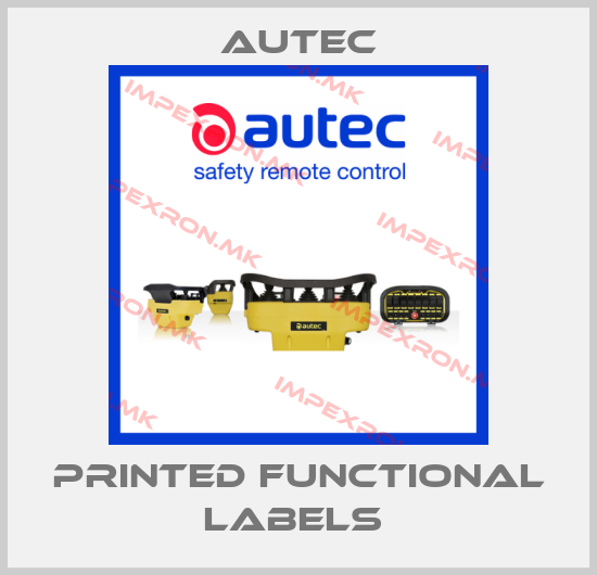 Autec-Printed functional labels price