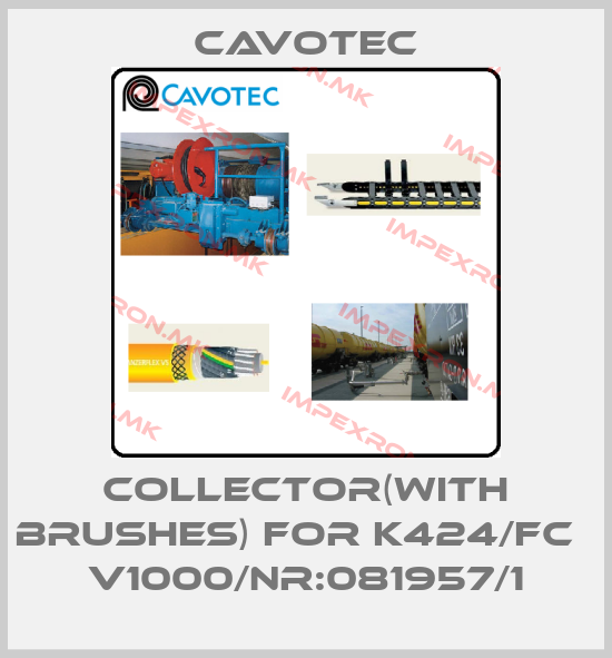 Cavotec-Collector(with brushes) for K424/FC   V1000/Nr:081957/1price