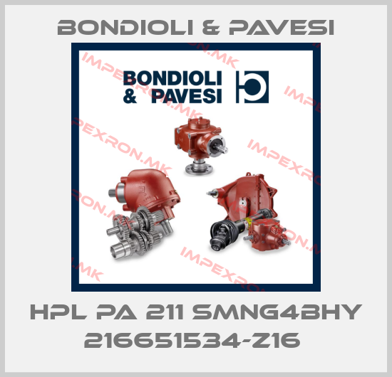 Bondioli & Pavesi-HPL PA 211 SMNG4BHY 216651534-Z16 price