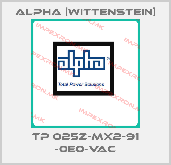 Alpha [Wittenstein]-TP 025Z-MX2-91 -0E0-VACprice