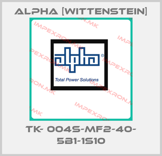 Alpha [Wittenstein]-TK- 004S-MF2-40- 5B1-1S10price