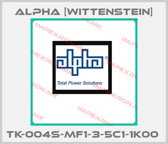 Alpha [Wittenstein]-TK-004S-MF1-3-5C1-1K00 price
