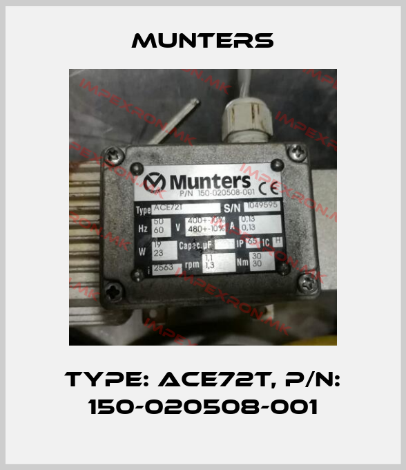 Munters-Type: ACE72T, P/N: 150-020508-001price