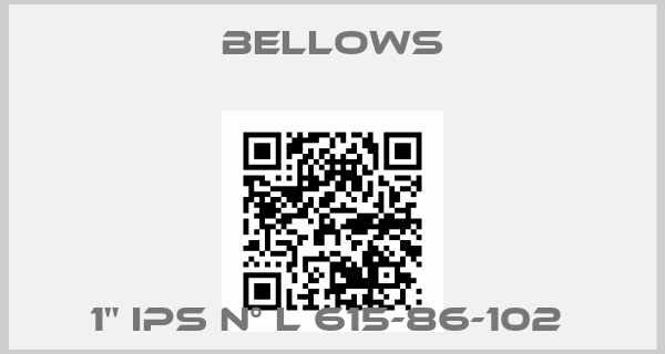 Bellows-1" IPS N° L 615-86-102 price