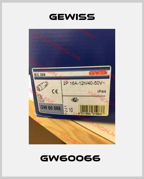 Gewiss-GW60066 price