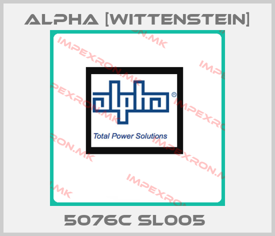 Alpha [Wittenstein]-5076C SL005 price