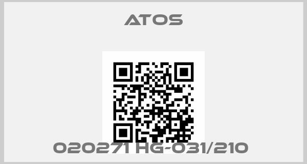 Atos-020271 HG-031/210 price
