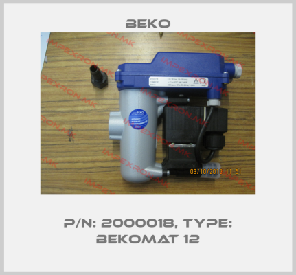 Beko-P/N: 2000018, Type: BEKOMAT 12price