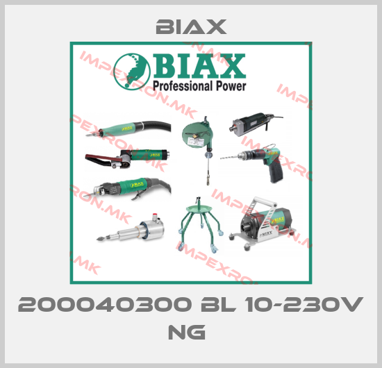 Biax-200040300 BL 10-230V NG price