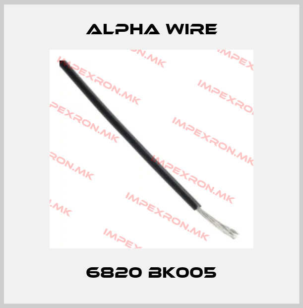 Alpha Wire-6820 BK005price