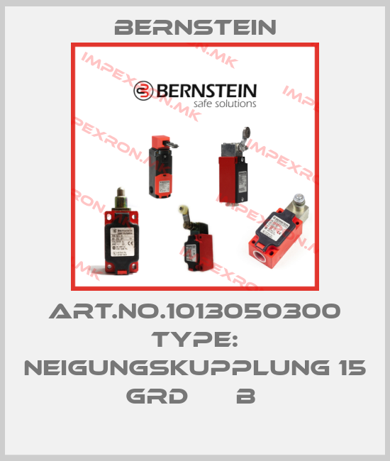 Bernstein-Art.No.1013050300 Type: NEIGUNGSKUPPLUNG 15 GRD      B price