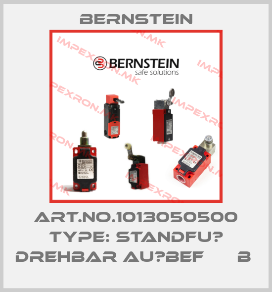 Bernstein-Art.No.1013050500 Type: STANDFU? DREHBAR AU?BEF      B price