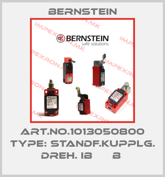 Bernstein-Art.No.1013050800 Type: STANDF.KUPPLG. DREH. IB      B price
