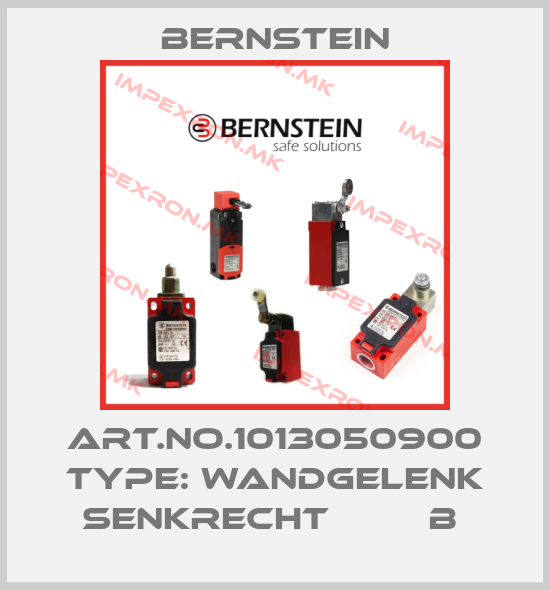 Bernstein-Art.No.1013050900 Type: WANDGELENK SENKRECHT         B price