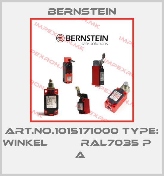 Bernstein-Art.No.1015171000 Type: WINKEL          RAL7035 P    A price