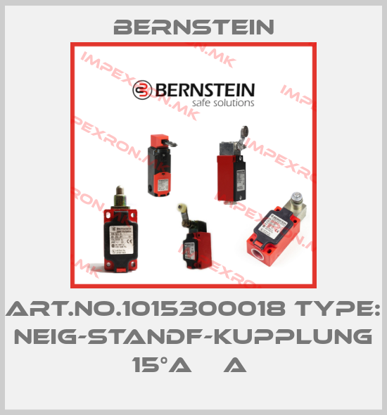 Bernstein-Art.No.1015300018 Type: NEIG-STANDF-KUPPLUNG 15°A    A price