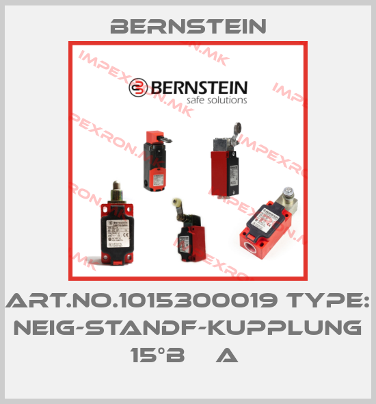 Bernstein-Art.No.1015300019 Type: NEIG-STANDF-KUPPLUNG 15°B    A price