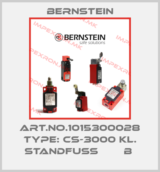 Bernstein-Art.No.1015300028 Type: CS-3000 KL. STANDFUSS        B price