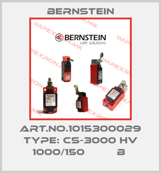 Bernstein-Art.No.1015300029 Type: CS-3000 HV 1000/150          B price