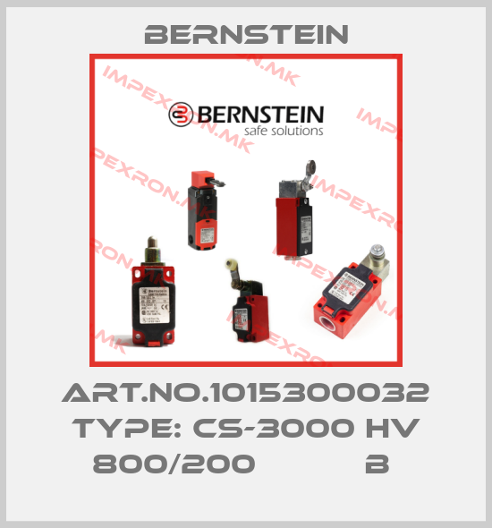 Bernstein-Art.No.1015300032 Type: CS-3000 HV 800/200           B price
