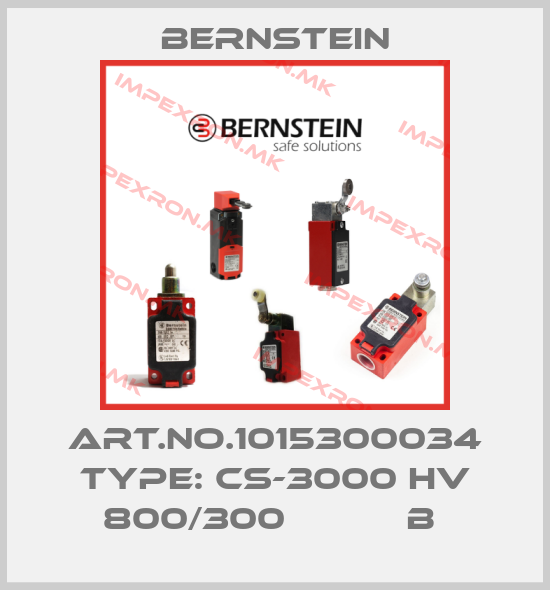 Bernstein-Art.No.1015300034 Type: CS-3000 HV 800/300           B price