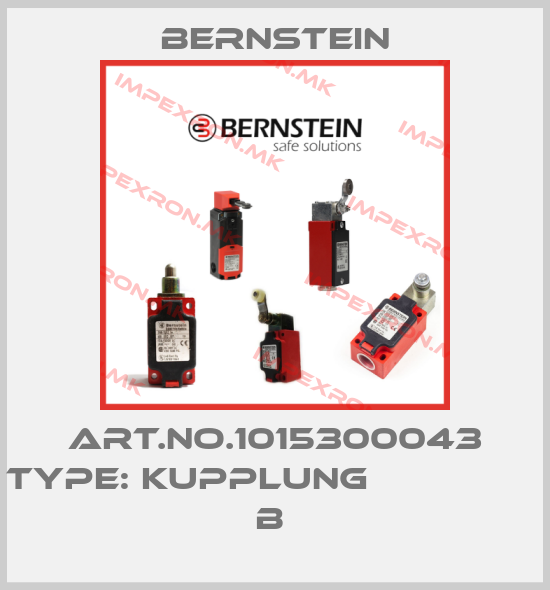 Bernstein-Art.No.1015300043 Type: KUPPLUNG                     B price