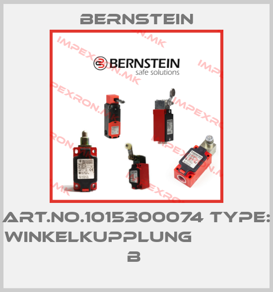Bernstein-Art.No.1015300074 Type: WINKELKUPPLUNG               B price