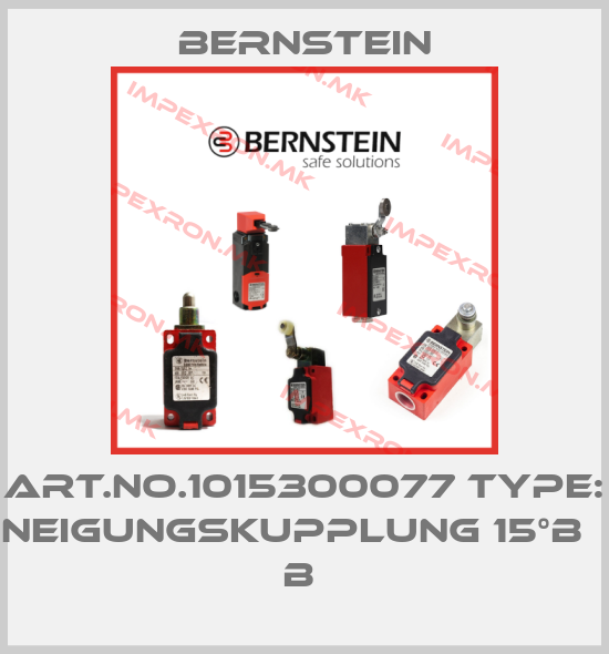 Bernstein-Art.No.1015300077 Type: NEIGUNGSKUPPLUNG 15°B        B price