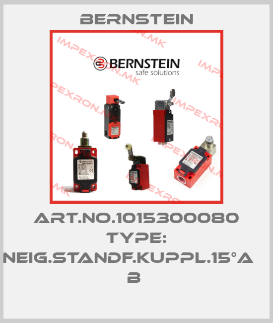 Bernstein-Art.No.1015300080 Type: NEIG.STANDF.KUPPL.15°A       B price