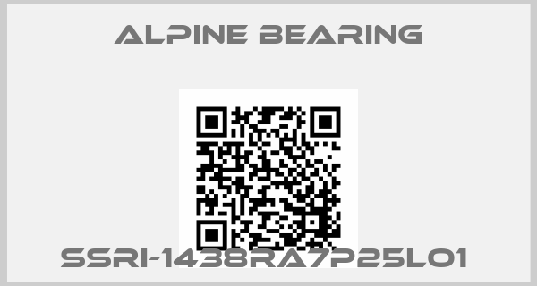 Alpine bearing- SSRI-1438RA7P25LO1 price