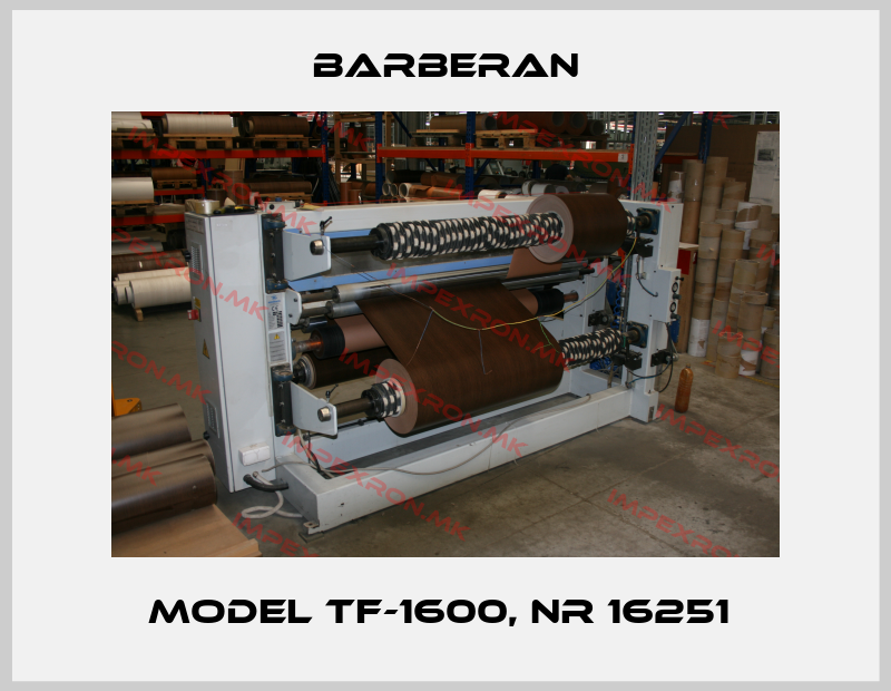 Barberan-Model TF-1600, Nr 16251 price