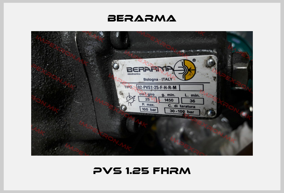 Berarma-PVS 1.25 FHRMprice