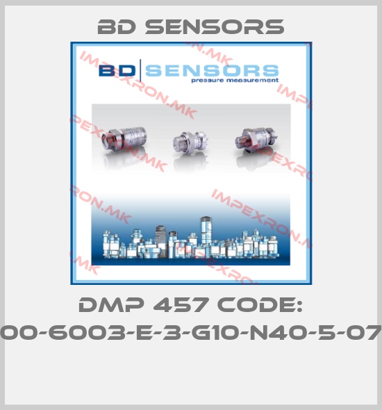 Bd Sensors-DMP 457 Code: 600-6003-E-3-G10-N40-5-070 price