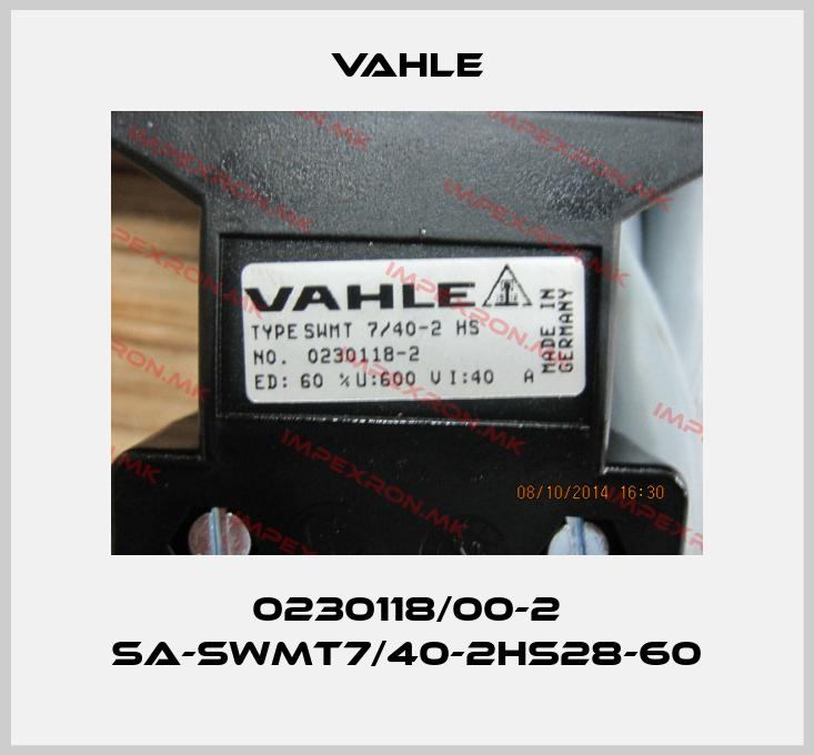 Vahle-0230118/00-2 SA-SWMT7/40-2HS28-60price
