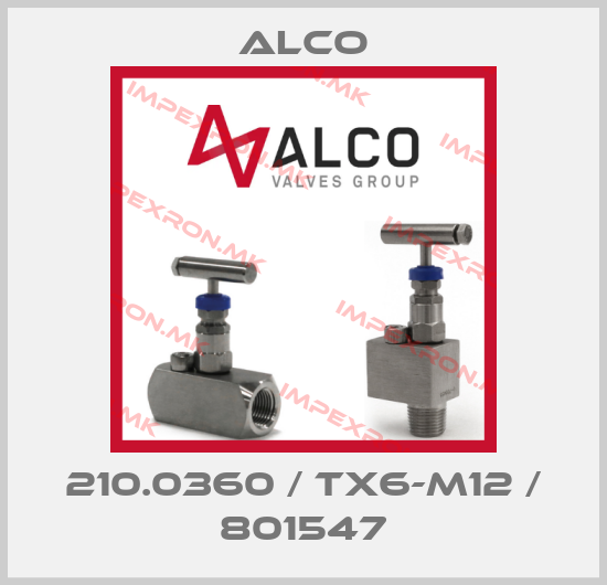 Alco-210.0360 / TX6-M12 / 801547price
