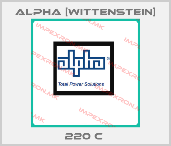 Alpha [Wittenstein]-220 C price