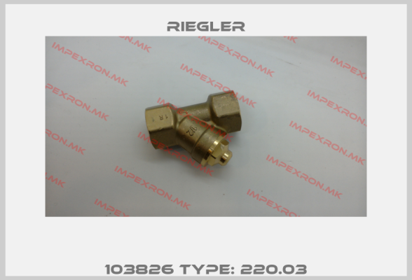 Riegler-103826 Type: 220.03price