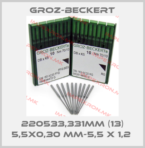 Groz-Beckert-220533,331MM (13) 5,5X0,30 MM-5,5 X 1,2 price