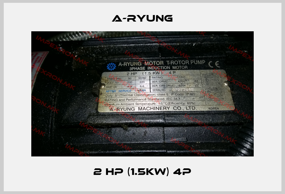 A-Ryung-2 HP (1.5KW) 4Pprice