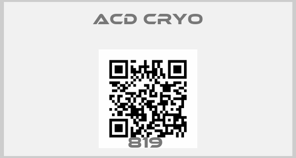 Acd Cryo-819 price