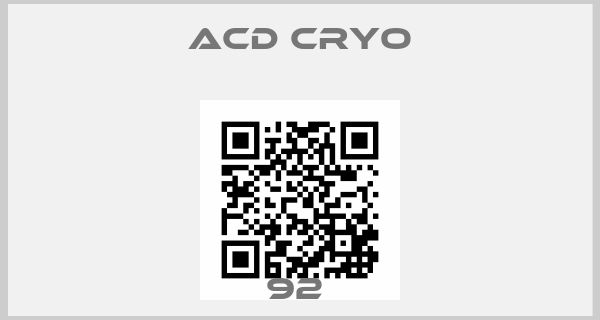 Acd Cryo-92 price