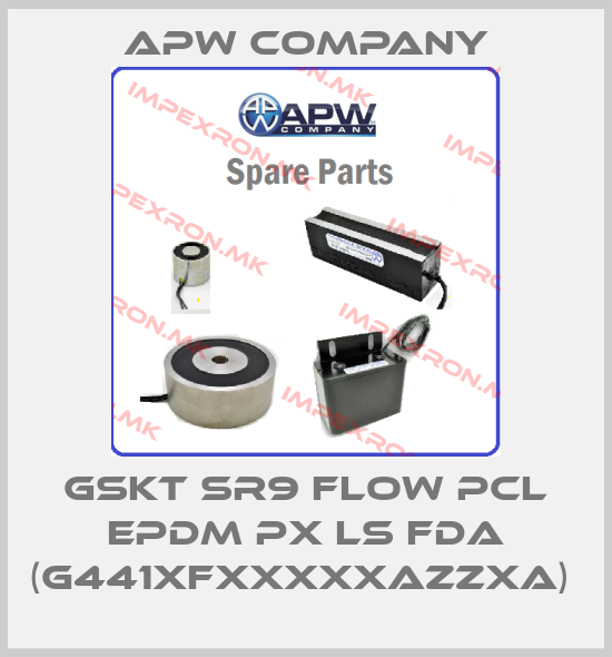 Apw Company-GSKT SR9 FLOW PCL EPDM PX LS FDA (G441XFXXXXXAZZXA) price