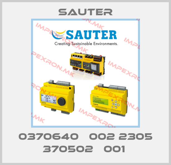Sauter-0370640   002 2305 370502   001 price