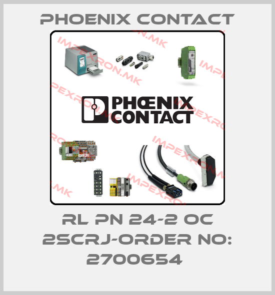 Phoenix Contact-RL PN 24-2 OC 2SCRJ-ORDER NO: 2700654 price