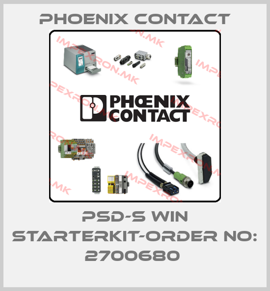 Phoenix Contact-PSD-S WIN STARTERKIT-ORDER NO: 2700680 price
