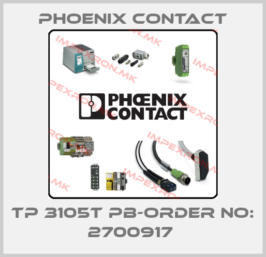 Phoenix Contact-TP 3105T PB-ORDER NO: 2700917 price