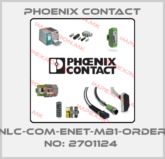 Phoenix Contact-NLC-COM-ENET-MB1-ORDER NO: 2701124 price